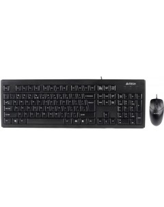 Клавиатура мышь KRS 8372 клав черный мышь черный USB A4tech