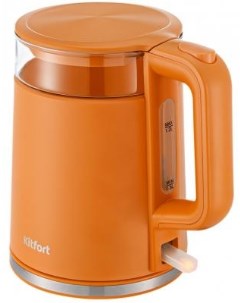 Чайник электрический KT 6124 4 1 2л 2200Вт оранжевый корпус пластик Kitfort