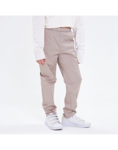 Бежевые брюки на резинке Liqlo