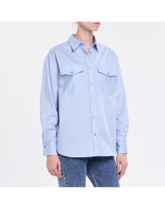 Голубая базовая рубашка Marou