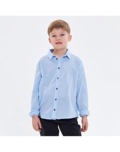 Голубая хлопковая рубашка Arthur gray