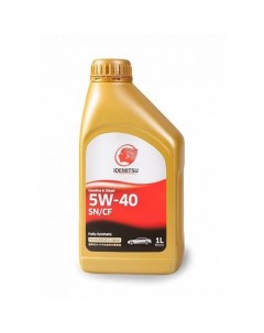 Моторное масло Fully Synthetic 5W 40 1л синтетическое Idemitsu