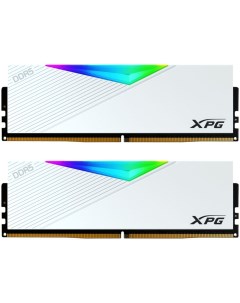 Модуль памяти DIMM 64Gb 2х32Gb DDR5 PC48000 6000MHz Lancer RGB White AX5U6000C3032G DCLARWH Adata