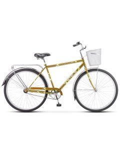 Велосипед взрослый Navigator 300 C Gent 28 Z010 Светло коричневый корзина LU085341 LU091395 20 Stels