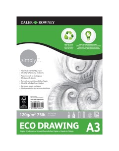 Альбом для рисования Simply Eco А3 50 л 120 г Daler rowney