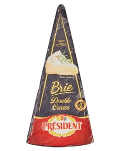 Сыр Brie Double Cream с белой плесенью 73 БЗМЖ 200 г President