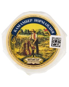 Сыр мягкий Камамбер с плесенью 50 БЗМЖ 125 г Нормандия