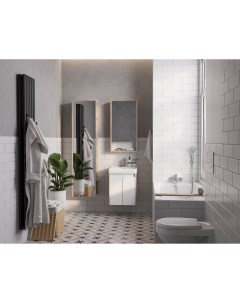 Мебель для ванной Сканди Doors 45 см дуб верона Акватон