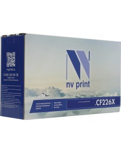 Набор картриджей лазерный NV CF226X 4 26X CF226X черный 9000 страниц 4 шт совместимый для LaserJet P Nv print
