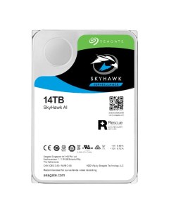 Жесткий диск HDD 14Tb SkyHawk AI 3 5 7200rpm 256Mb SATA3 ST14000VE0008 Seagate