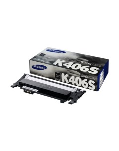 Картридж лазерный CLT K406S SU120A черный 1500 страниц оригинальный для CLP 360 365 CLX 3300 3305 Samsung
