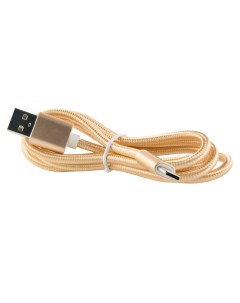 Кабель USB USB Type C 1м золотистый Red line