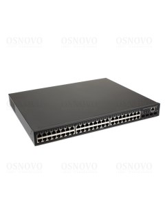 Коммутатор SW 48G4X 2L управляемый кол во портов 48x1 Гбит с кол во SFP uplink SFP 4x10 Гбит с устан Osnovo