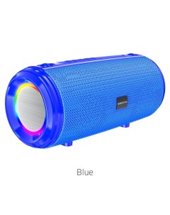 Портативная акустика BR13 Young 10 Вт FM AUX USB microSD Bluetooth подсветка синий Borofone
