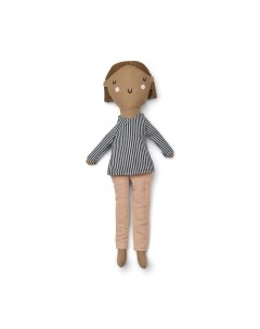Текстильная кукла Bolette мульти микс с пыльно розовым 30 см Liewood