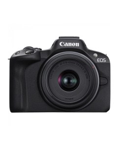 Фотоаппарат системный EOS R50 Kit RF S 18 45mm F4 5 6 3 IS STM Black Canon
