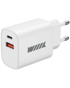 Сетевое зарядное устройство UNN 4 2 01 QC 1xUSB Type C 1xUSB 1 5 А белый Wiiix