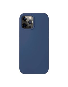 Чехол Liquid Silicone Pro для Apple iPhone 12 12 Pro синий картон 870123 Deppa