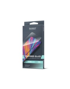 Защитное стекло для iPhone 15 Plus FULL GLUE черный Borasco