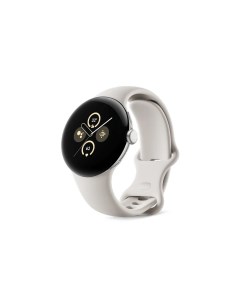 Смарт часы Pixel Watch 2 Polished Silver Aluminum Case Porcelain Active Band Google