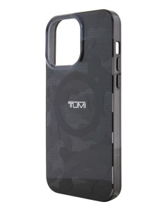 Чехол для iPhone 15 Pro Max с двуслойным покрытием и функцией MagSafe серый Tumi