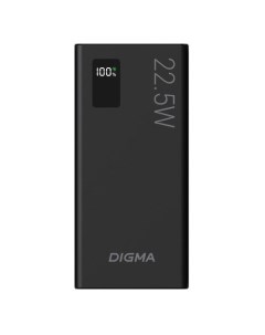 Внешний аккумулятор Power Bank DGPF10A 10000мAч черный dgpf10a22pbk Digma