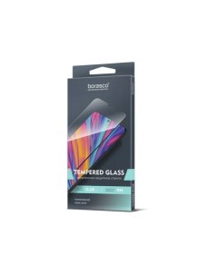 Защитное стекло для iPhone 15 Pro FULL GLUE черный Borasco