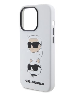 Чехол для iPhone 15 Pro NFT Karl Choupette белый Karl lagerfeld