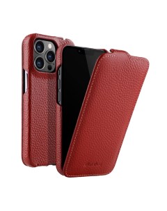 Кожаный чехол флип Jacka Type для Apple iPhone 15 Pro красный Melkco