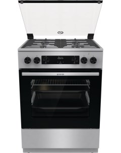 Комбинированная плита GKS6C70XF silver Gorenje