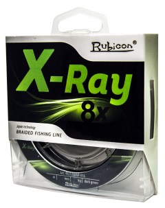 Леска плетеная X Ray 8x 135m dark green 0 12 mm Rubicon