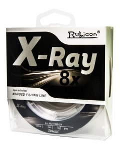 Леска плетеная X Ray 8x 135m grey 0 14 mm Rubicon