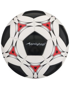 ONLYTOP Мяч футбольный ПВХ машинная сшивка 32 панели размер 5 273 г цвета микс Onlitop