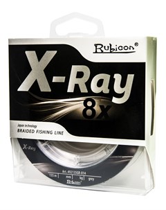 Леска плетеная X Ray 8x 135m grey 0 10 mm Rubicon