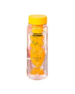 Бутылка Лимон Вода 500 мл оранжевый Командор