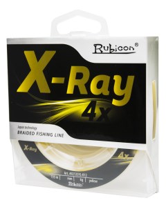 Леска плетеная X Ray 4x 135m yellow 0 22 mm Rubicon