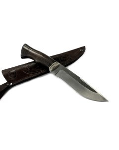 Нож Беркут 95Х18 со следами ковки венге мельхиор Мастерская семина