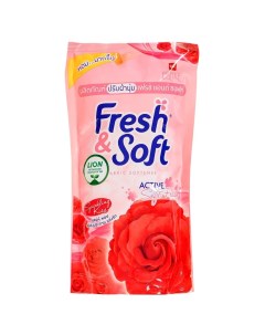 Кондиционер для белья парфюмированный Fresh Soft искристый поцелуй 600 мл Lion