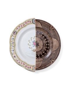 Тарелка Hobyo 09143 d 27 5 Дизайнерская посуда из фарфора Seletti