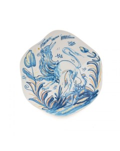 Тарелка глубокая Leone 11225 d 25 4 Дизайнерская посуда из фарфора Seletti