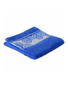 Полотенце Дм Текстиль 50x90 см махровое голубое