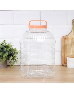 Емкость для хранения сыпучих продуктов пластик прозрачный 10000 мл Альтернатива