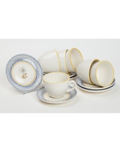 Чайный сервиз 12 предметов фарфор O M S Collection 200мл LN12CTDB1841 Tulu porselen