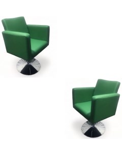 Парикмахерское кресло Сири Зеленый 2 кресла Мебель бьюти