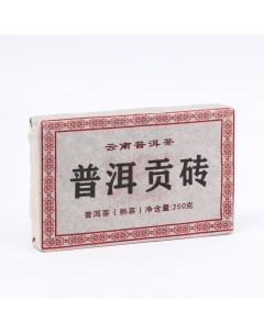 Китайский выдержанный чай Шу Пуэр 2011 год Юньнань 250 г Джекичай