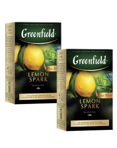 Чай черный Lemon Spark 100 г х 2 шт Greenfield