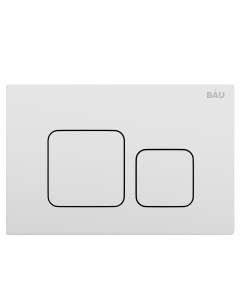Кнопка смыва BAU Soul Q00014 для инсталляции белая Bauedge