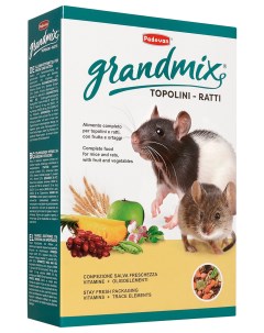 Корм для взрослых мышей и крыс GrandMix Topolini E Ratti 400 г Padovan