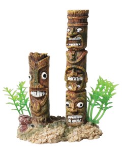 Грот Полинезийские идолы S 70x52x103 мм Laguna aqua