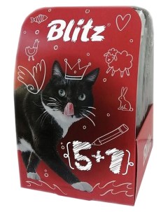 Влажный корм для кошек Набор Sensitive ассорти 6x85 г Blitz